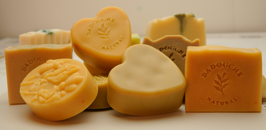 Dadouche Signature Soaps and Hair Care Products - Bundle of 3 (1 soap and 2 Hair Products)